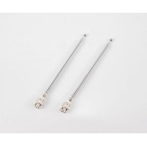 Accessoires COM4LAB : Jeu de 2 antennes télescopiques (Émission et réception) Longeur max: 75 cm, connexion BNC, impédance 50 O
