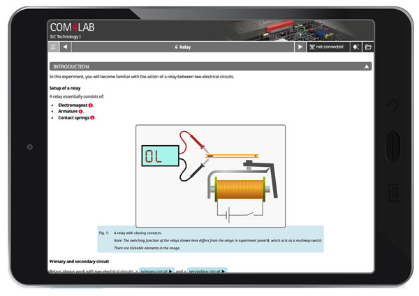 Pack de démarrage COM4LAB 365 : Technique du courant continu I